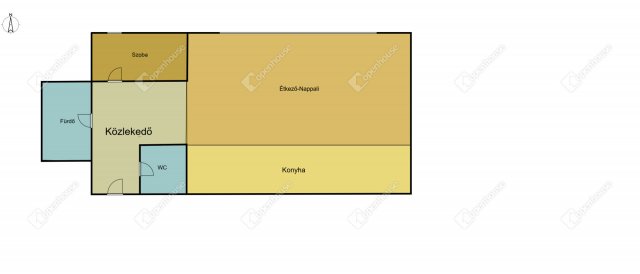 Eladó téglalakás, Nagykanizsán 25 M Ft, 1 szobás