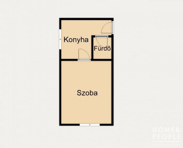 Eladó téglalakás, Szegeden 33.9 M Ft, 1 szobás