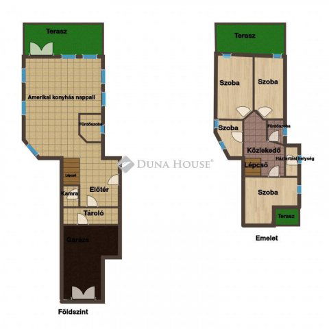 Eladó ikerház, Nagytarcsán 169.9 M Ft, 5 szobás