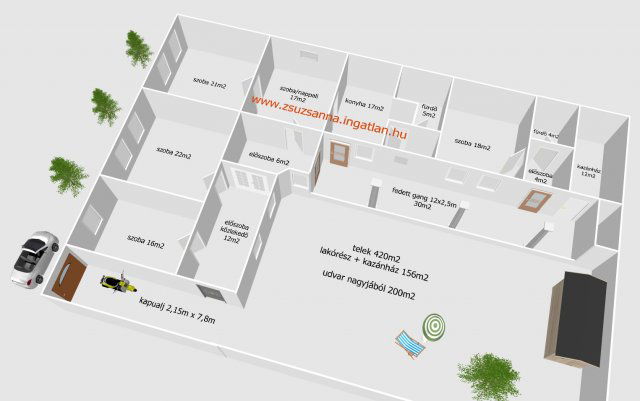 Eladó családi ház, Szekszárdon, Kossuth Lajos utcában 73 M Ft