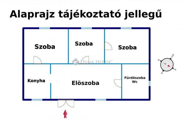 Eladó családi ház, Hercegszántón 16.5 M Ft, 3 szobás
