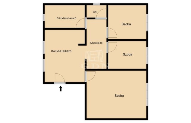 Eladó téglalakás, Veszprémben 81.9 M Ft, 3 szobás