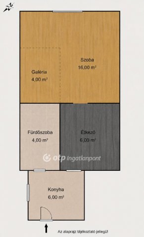 Eladó téglalakás, Budapesten, XX. kerületben 34.9 M Ft, 1 szobás