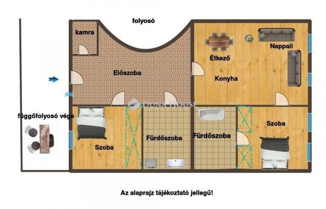 Eladó téglalakás, Budapesten, VI. kerületben 142 M Ft, 3 szobás