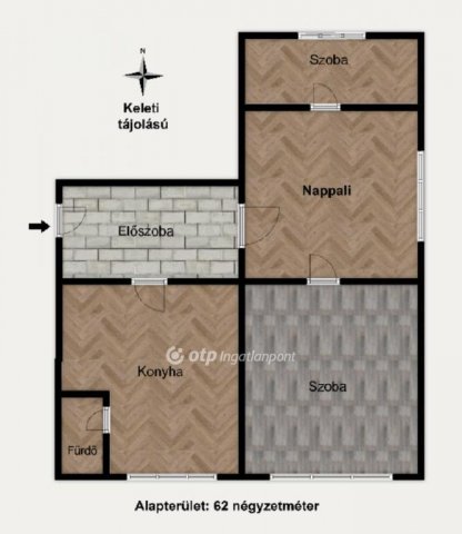 Eladó téglalakás, Budapesten, X. kerületben 57.9 M Ft, 3 szobás