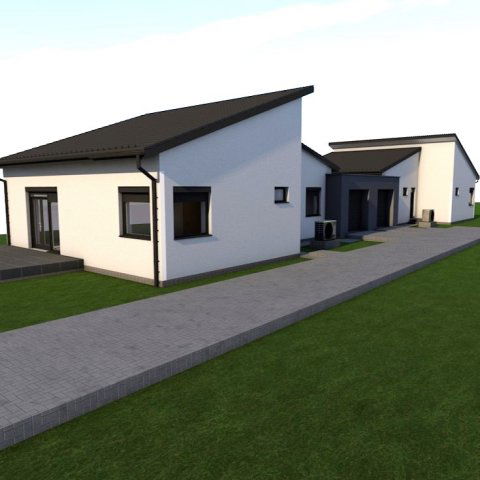 Eladó ikerház, Nyírpazonyon 84 M Ft, 4 szobás