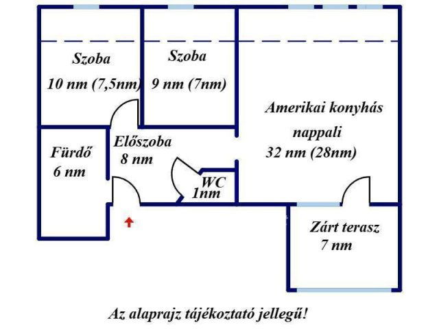 Eladó téglalakás, Gyulán 74 M Ft, 1+2 szobás