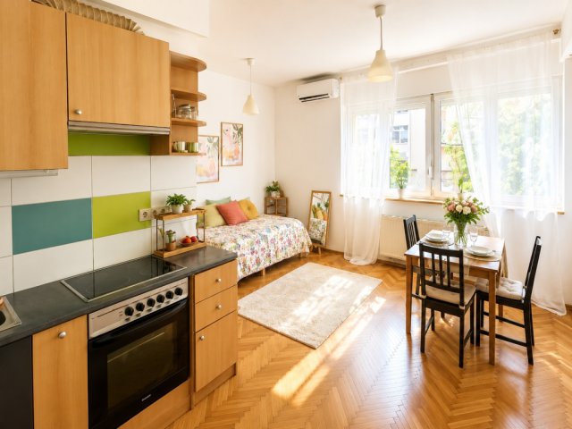 Eladó téglalakás, Budapesten, XI. kerületben 58.9 M Ft, 1 szobás