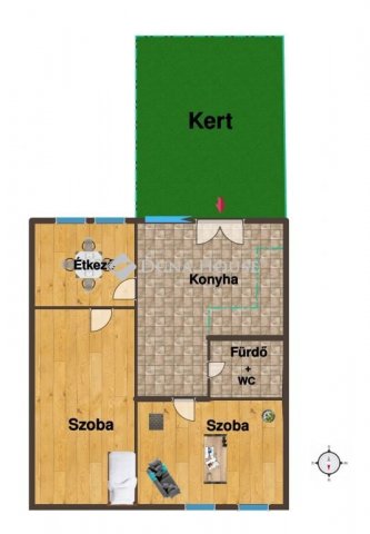 Eladó téglalakás, Kecskeméten 29.9 M Ft, 2 szobás