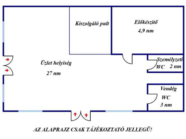 Eladó üzlethelyiség, Kunszentmártonban 39.99 M Ft