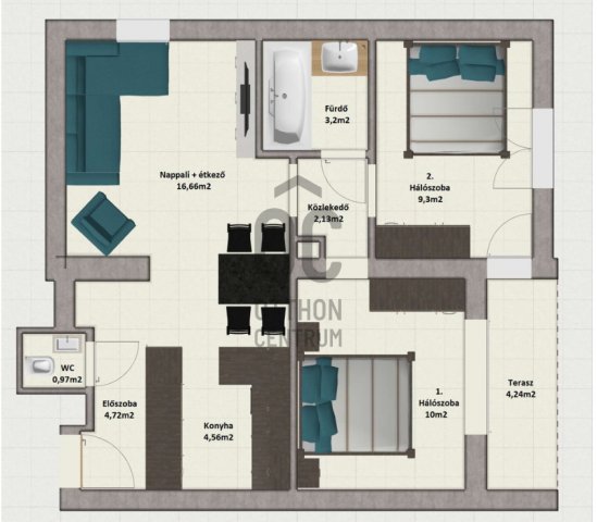 Eladó téglalakás, Budapesten, XII. kerületben 110 M Ft, 3 szobás