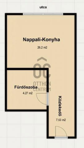 Eladó téglalakás, Budapesten, V. kerületben 82.5 M Ft, 1 szobás