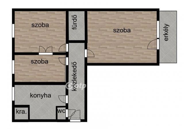 Eladó panellakás, Orosházán 23 M Ft, 2+1 szobás