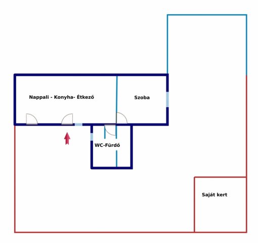 Eladó téglalakás, Pécsett 24.5 M Ft, 2 szobás