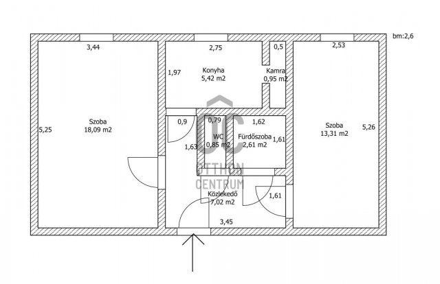 Eladó panellakás, Hódmezővásárhelyen 28.9 M Ft, 2 szobás