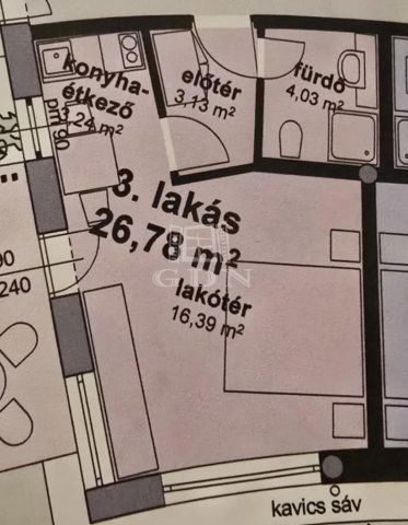 Eladó téglalakás, Zalacsányon 29.9 M Ft, 1 szobás