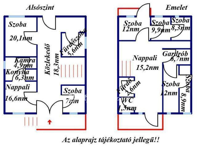 Eladó családi ház, Jászdózsán 26.5 M Ft, 3+4 szobás