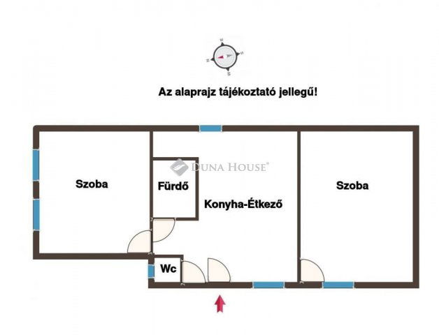 Eladó családi ház, Magyarszerdahelyen 6.9 M Ft, 2 szobás
