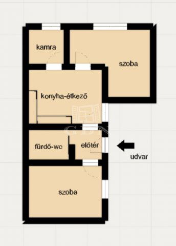 Eladó téglalakás, Pécsett 58.5 M Ft, 2 szobás