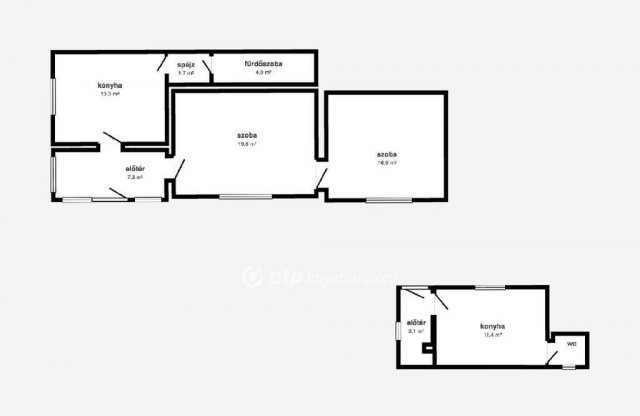 Eladó családi ház, Tiszavasváriban 17.5 M Ft, 2 szobás