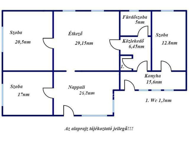 Eladó családi ház, Kenderesen 14.5 M Ft, 3 szobás
