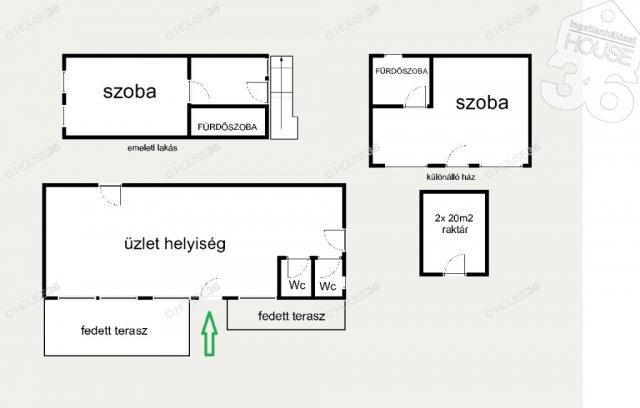 Eladó üzlethelyiség, Lakitelken 54 M Ft / költözzbe.hu