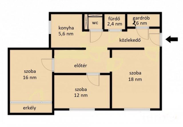 Eladó téglalakás, XV. kerületben, Drégelyvár utcában