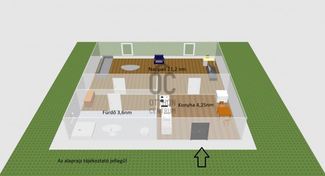 Eladó panellakás, Veszprémben 37.49 M Ft, 1 szobás