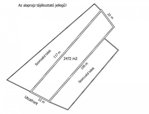 Eladó telek, Győrújbaráton 46.8 M Ft / költözzbe.hu