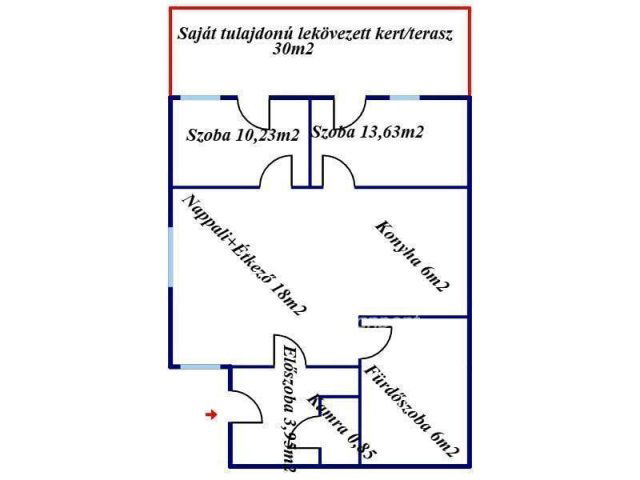 Eladó téglalakás, Budapesten, IX. kerületben 89 M Ft, 2+1 szobás