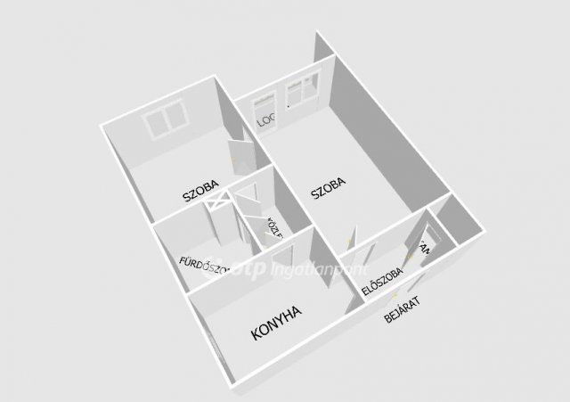 Eladó téglalakás, Egerben 45 M Ft, 2 szobás