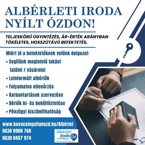 Kiadó üzlethelyiség, Ózdon, Vasvár úton 180 E Ft / hó