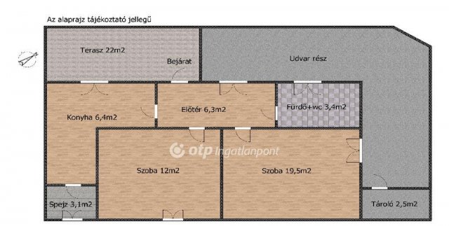 Eladó sorház, Budapesten, XX. kerületben 38.5 M Ft, 2 szobás