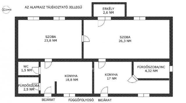 Eladó téglalakás, Budapesten, XIV. kerületben 99 M Ft, 3 szobás