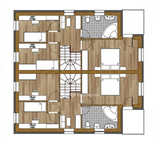 Eladó ikerház, Budapesten, XXII. kerületben 147 M Ft, 4+1 szobás