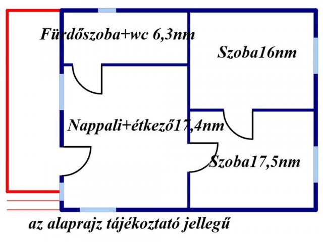 Eladó családi ház, Nyírábrányon 25 M Ft, 2 szobás