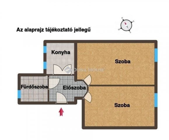 Eladó téglalakás, Szegeden 42.5 M Ft, 2 szobás