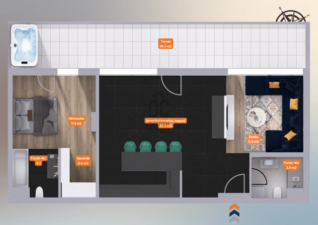 Eladó téglalakás, Budapesten, XIII. kerületben 179.9 M Ft