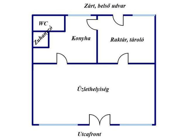 Eladó üzlethelyiség, Nyíregyházán 31 M Ft, 1+1 szobás
