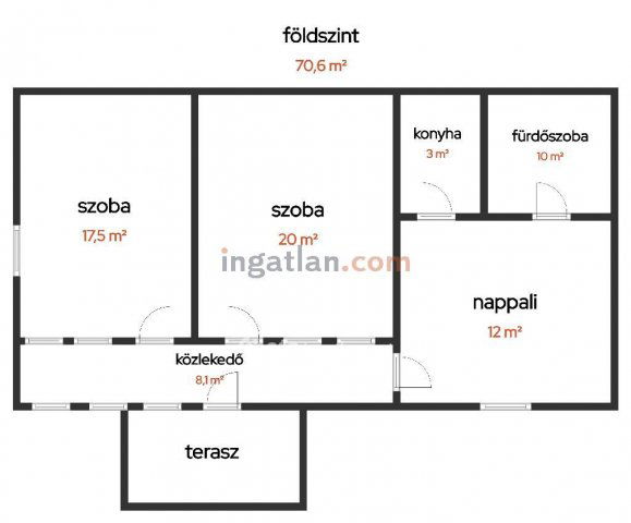 Eladó családi ház, Kálmánházán 29.9 M Ft, 2 szobás