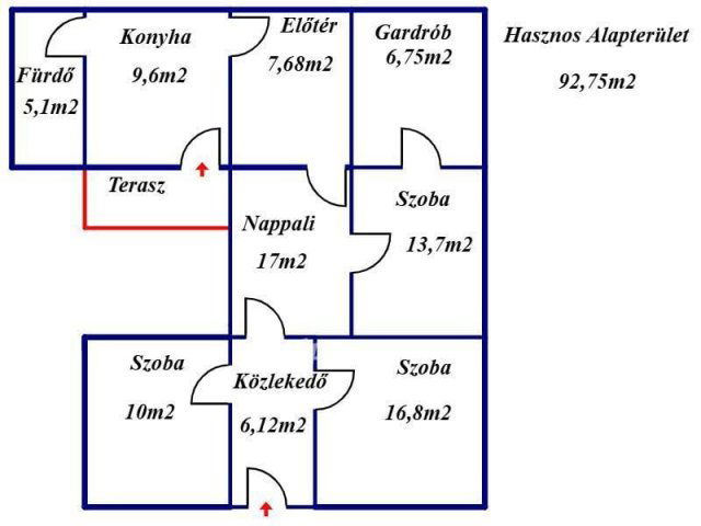 Eladó családi ház, Jászapátiban 11.99 M Ft, 3+1 szobás