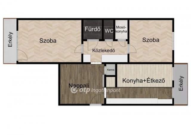 Eladó panellakás, Záhonyon 27.5 M Ft, 2 szobás