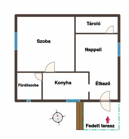 Eladó téglalakás, Üllőn 52 M Ft, 2 szobás