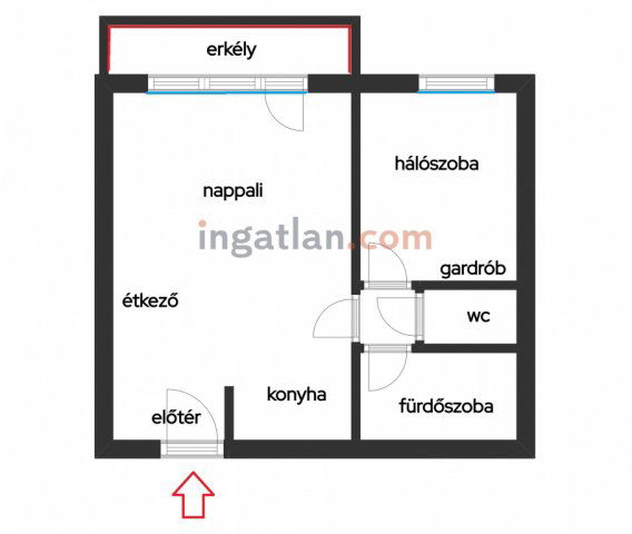 Eladó téglalakás, Budapesten, XIII. kerületben, Szabolcs utcában