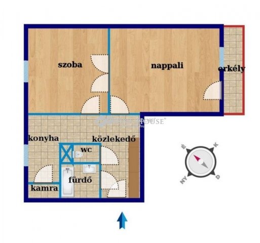 Kiadó panellakás, albérlet, Kecskeméten 195 E Ft / hó, 2 szobás
