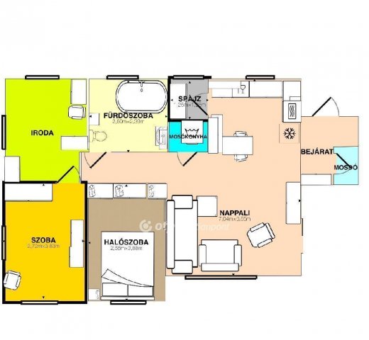 Eladó sorház, Lepsényben 73.6 M Ft, 1+3 szobás