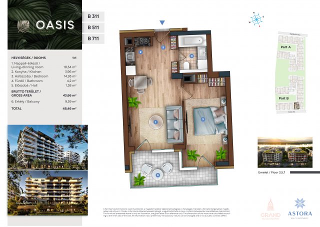 Eladó téglalakás, XIII. kerületben, Sólyatér utcában