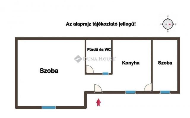 Eladó téglalakás, Nagykanizsán 32.5 M Ft, 2 szobás