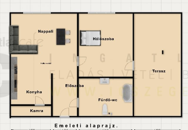 Eladó családi ház, Szegeden, Ásványhát utcában 95 M Ft