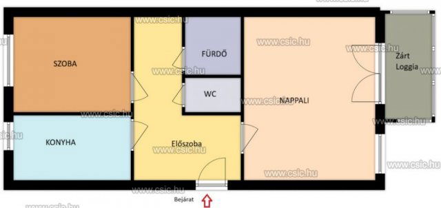 Eladó panellakás, Budapesten, III. kerületben 58.9 M Ft, 2 szobás